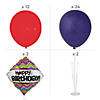 Happy Birthday Chevron Balloon Centerpiece Kit - 40 Pc. Image 1