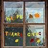Happy Thanksgiving Fall Gel Window Clings Image 1