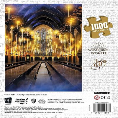 Harry Potter Great Hall 1000 Piece Jigsaw Puzzle Image 3