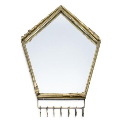 Harry Potter Wand Wall Mirror with Jewelry Hooks Storage Rack Image 1