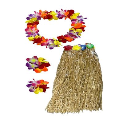 Hawaiian Accessory Kit Adult Costume Set  OS Image 1