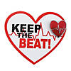 Heart Disease Awareness Pins on Card - 12 Pc. Image 1
