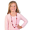 Heart-Shaped Bead Necklaces - 12 Pc. Image 1