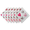 Hearts Collage Print Napkin (Set Of 6) Image 1