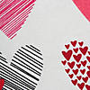 Hearts Collage Print Napkin (Set Of 6) Image 4