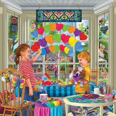 Hearts of Hope Family Craft Puzzle For Adults And Kids  500 Piece Jigsaw Puzzle Image 1