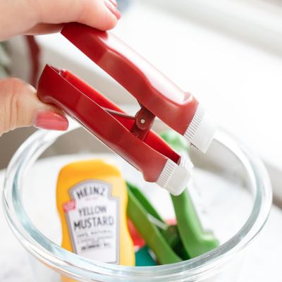Heinz Bottle Chip Clips Picnic Pack  Set of 3  Ketchup, Mustard, Relish Image 3