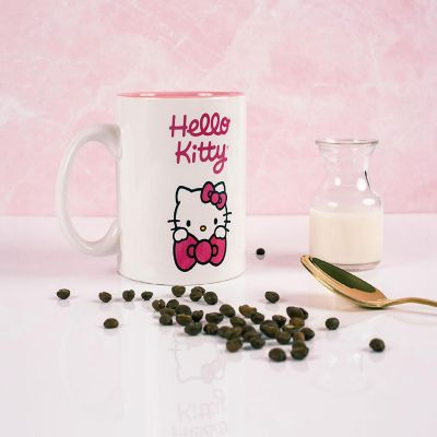 Hello Kitty Ceramic Mug  Holds 20 Ounces Image 1