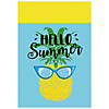 Hello Summer Pineapple Outdoor Garden Flag 12.5" x 18" Image 1