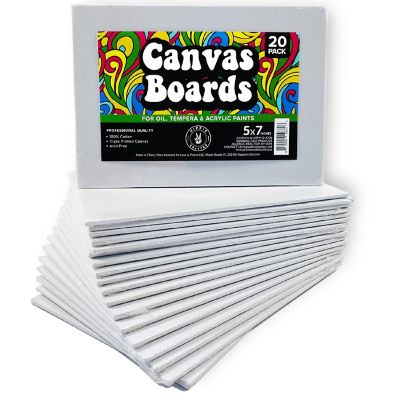 Hippie Crafter 20 Pk Canvas Boards Image 1