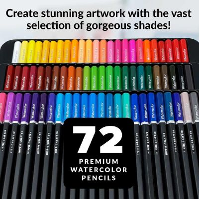 Hippie Crafter 72 Watercolor Pencils Set Image 3