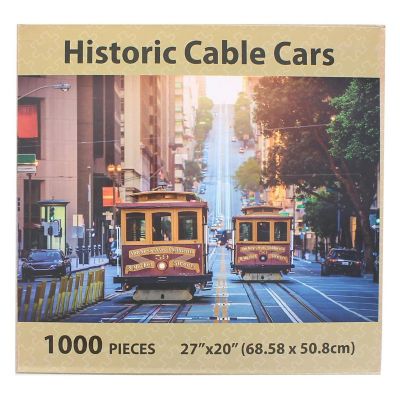 Historic Cable Cars 1000 Piece Jigsaw Puzzle Image 1