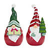Holiday Gnome with Tree and Present (Set of 2) Image 1