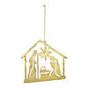 Holy Family Ornament (Set Of 12) 4.25"H Metal Image 1