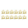 Holy Family Ornament (Set Of 12) 4.25"H Metal Image 3