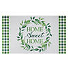 Home Sweet Home Gingham Doormat 18" x 30" Image 1