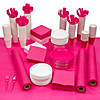 Hot Pink & Light Pink Tableware Kit for 240 Guests Image 1