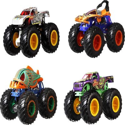 Hot Wheels Monster Trucks 1: 64 Scale 4-Truck Pack, Styles May Vary Image 1