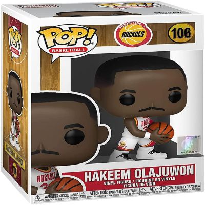 Houston Rockets Funko NBA POP Vinyl Figure  Hakeem Olajuwon (Home) Image 1