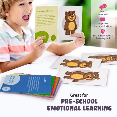 How Does Bear Feel Emotion Story Cards for Social Emotional Learning Image 2