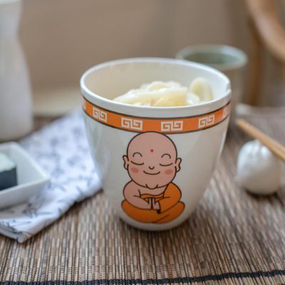 Hungry Buddha Japanese Dinnerware Set  16-Ounce Ramen Bowl and Chopsticks Image 3