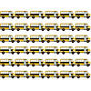 Hygloss School Bus Die Cut Border, 12 Strips/36 Feet Per Pack, 6 Packs Image 1
