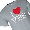 I Love VBS Adult's T-Shirt Image 1