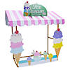 Ice Cream Tabletop Hut Decorating Kit with Frame - 6 Pc. Image 1