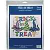 Imaginating Counted Cross Stitch Kit 10.5"X7.75"- Trick Or Treat Image 1
