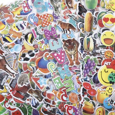Incraftables Puffy Stickers for Boys 46 Sheets Self Adhesive 3D Stickers for Toddlers w/ Letters, Dinosaurs, Vehicles, Fruits, Emojis Image 3