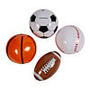 Inflatable 11" Basketball, Soccer, Baseball & Football Toy Assortment - 12 Pc. Image 1