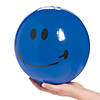Inflatable 11" Smile Face Medium Beach Balls - 12 Pc. Image 1