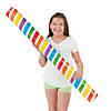 Inflatable Rainbow Pool Noodles - 6 Pc. Image 2