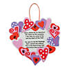 Inspirational Valentine Wreath Craft Kit- Makes 12 Image 1