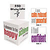 Inspired Minds Sticky Memo Cube, 2 3/4 Inch, 550 Sheets Image 1