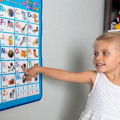 Interactive Alphabet Poster ABC Sensory Developmental Speech Therapy 2-4yr Image 1