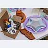 Iridescent Out of This World Star-Shaped Paper Dessert Plates - 8 Ct. Image 2