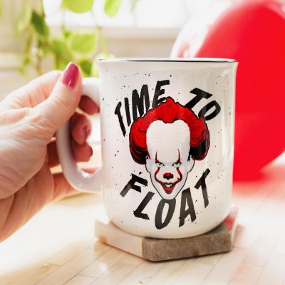 IT Pennywise "Time To Float" Ceramic Camper Mug  Holds 20 Ounces Image 2