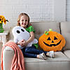 Jack-O&#8217;-Lantern & Ghost-Shaped Halloween Pillows - 2 Pc. Image 1