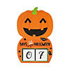Jack-O&#8217;-Lantern Halloween Countdown Tabletop Sign Image 1