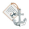 Jesus Is an Anchor Resin Christmas Ornaments with Card - 12 Pc. Image 1