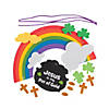 Jesus Is My Pot of Gold St. Patrick's Day Mobile Craft Kit - Makes 12 Image 1