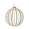 Jeweled Ball Ornament (Set Of 6) 4"D Glass Image 2