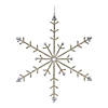 Jeweled Metal Snowflake Ornament (Set Of 6) 14"H Iron/Glass Image 1