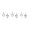 Jeweled Metal Snowflake Ornament (Set Of 6) 14"H Iron/Glass Image 3