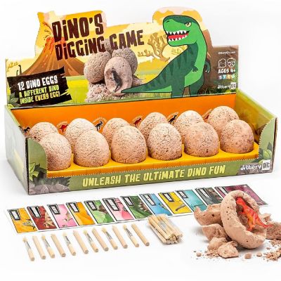 JITTERYGIT 12 Dino Eggs STEM Dinosaur Toy For Kids Image 1