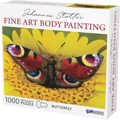 Johannes Stotter Butterfly Body Art 1000 Piece Jigsaw Puzzle Image 1