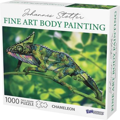 Johannes Stotter Chameleon Body Art 1000 Piece Jigsaw Puzzle Image 1