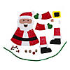 Jointed Santa Ornament Craft Kit - Makes 12 Image 1