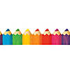 Jumbo Colored Pencil Bulletin Board Borders - 12 Pc. Image 1